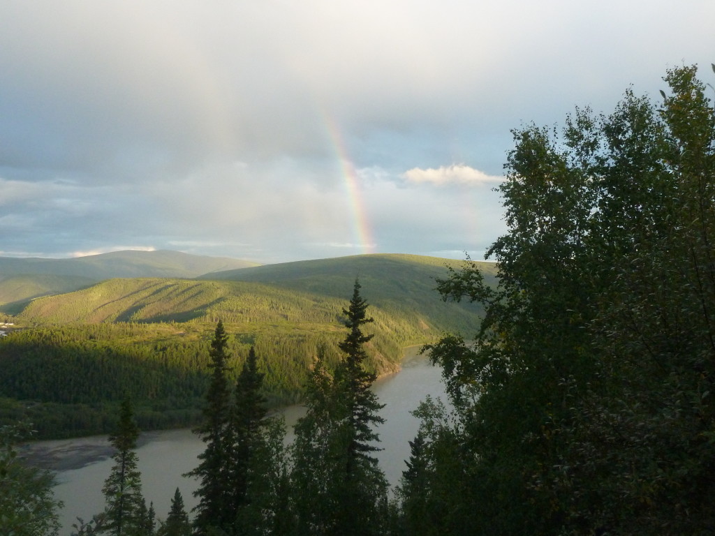 Rainbow over Dawson