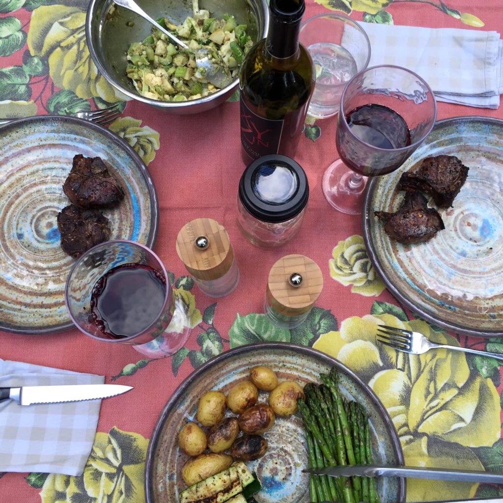 Dinner Outdoors - Colleen Friesen