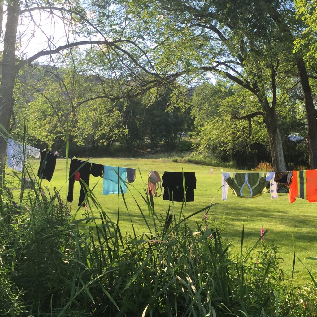 Post-ride Laundry - Colleen Friesen